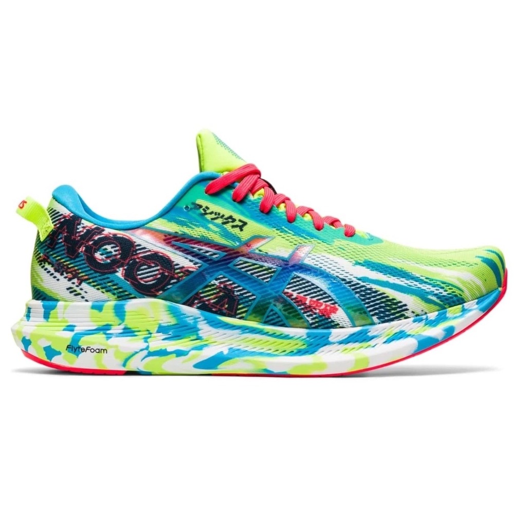 Asics Noosa Tri 13 Mens Running Shoes Hazard Green Digital Aqua 1011B021-300